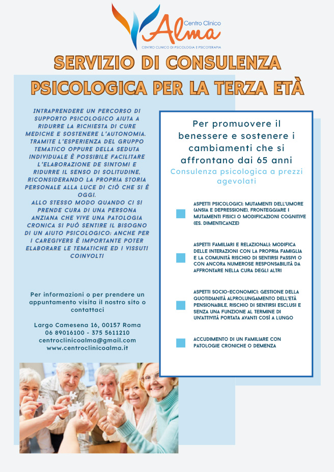  Invecchiamento attivo e promozione del benessere in terza età 